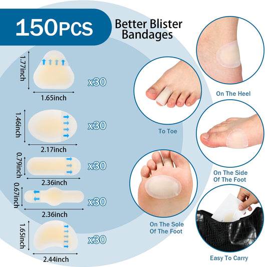 Tarpop hydrocolloid gel pads for heels provide breathable protection