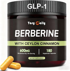 Tary Nally liposomal berberine bottle highlighting advanced absorption benefits.