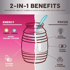 Taste Salud close-up of caffeine and amino acids for focused energy