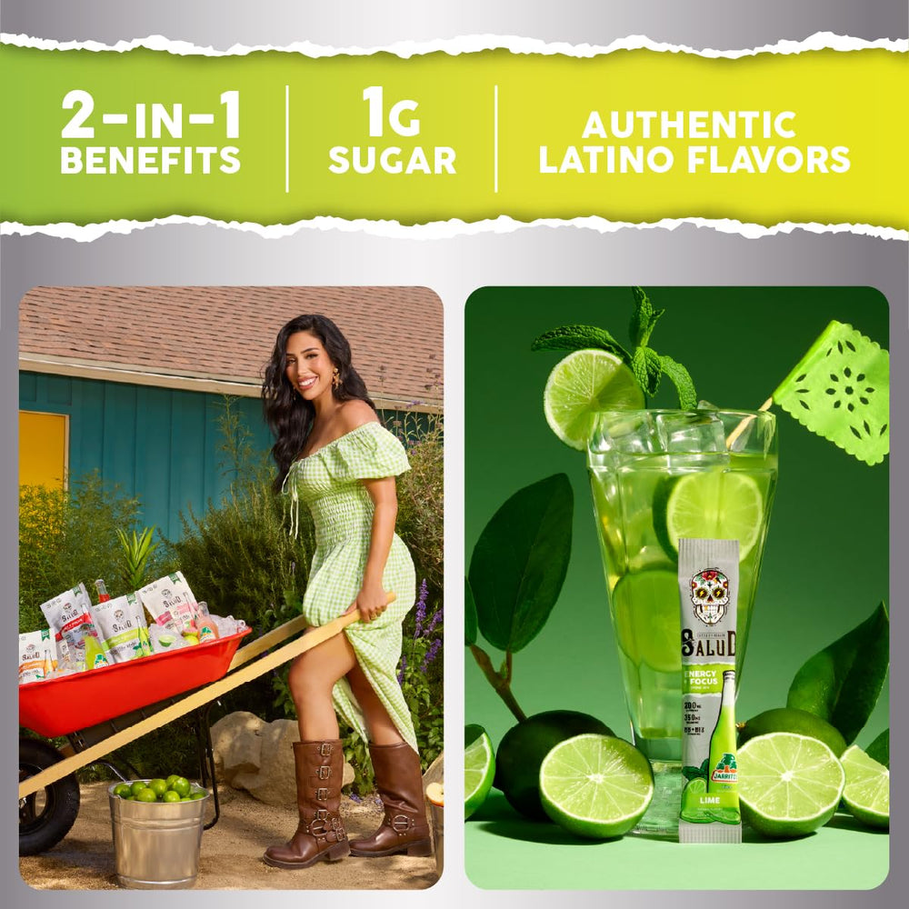 Taste Salud x Jarritos bottle pouring into a glass to show a clean energy moment.