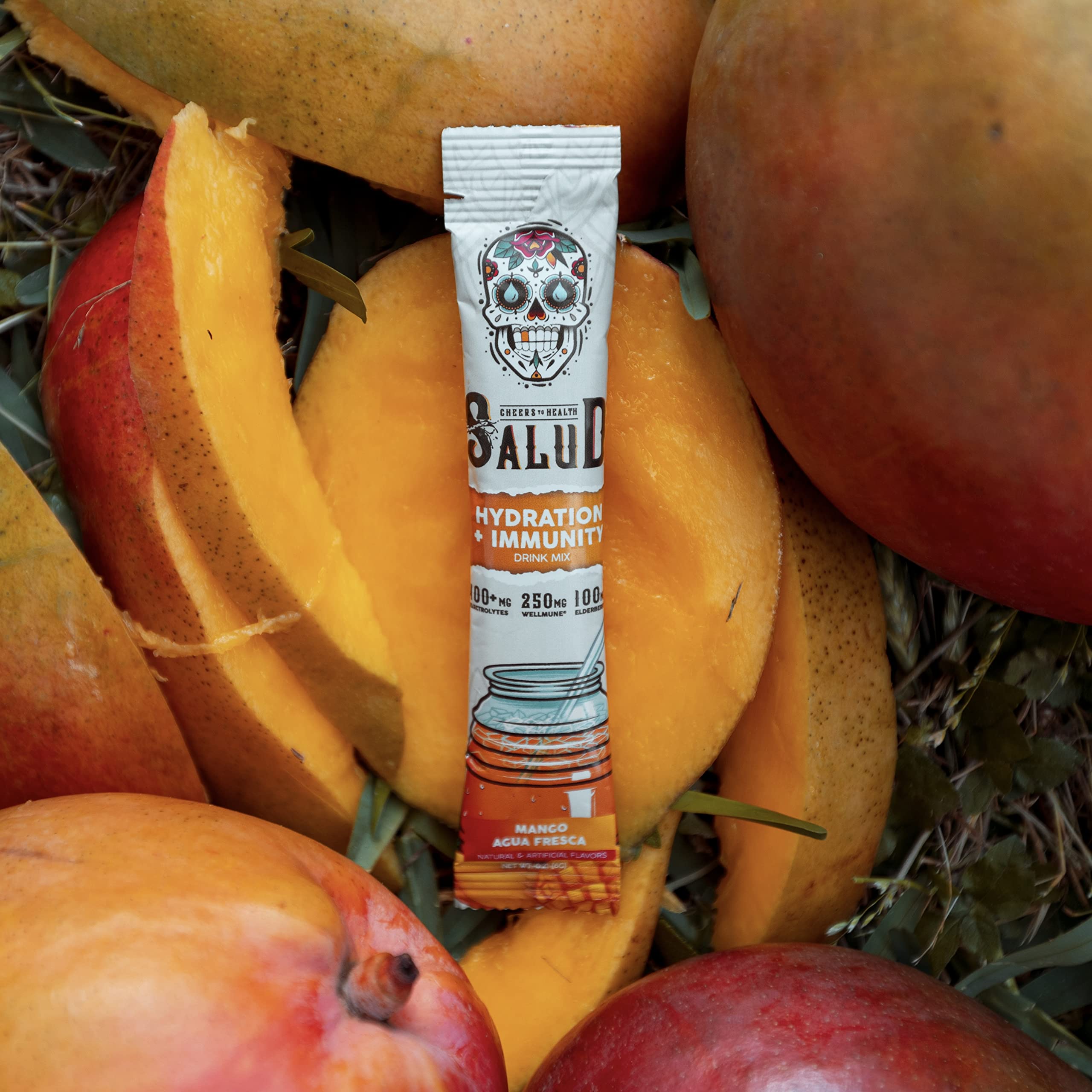 Taste Salud morning energy routine with refreshing mango flavor