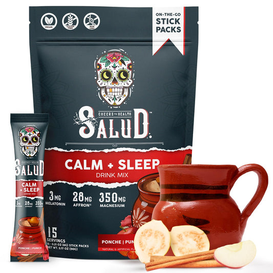 Taste Salud sleep aid stick pack ready for on-the-go calm and rest