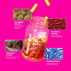 Taste the Sweet Spot pineapple cranberry cinnamon blend for natural freshness