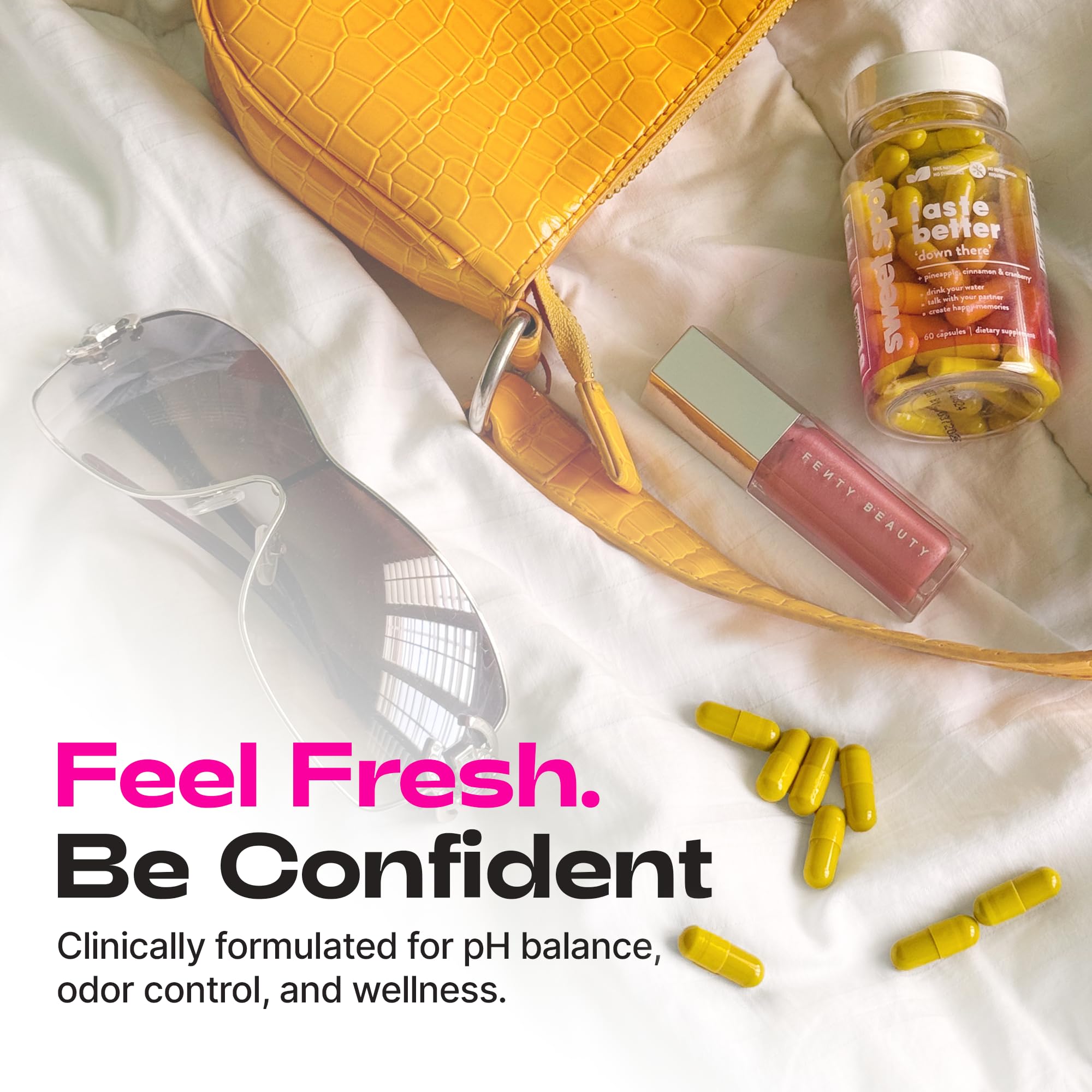Taste the Sweet Spot inside wellness look with plant-based ingredients