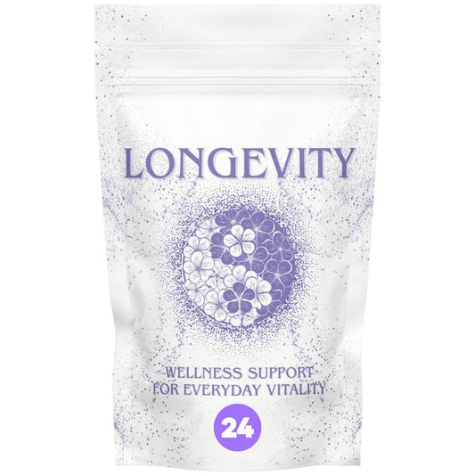 TAT2 Longevity Patch on the wrist promotes daily balance and calm focus.