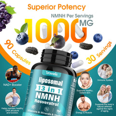 Tatavonix NMNH bottle back with supplement details and usage guidance.