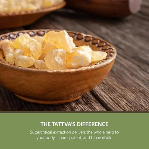 Tattva's Herbs Boswellia Serrata CO2 extraction infographic explains the method.