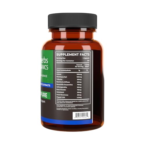 Tattva's Cardiopure capsules, 120-count, support a convenient daily routine.