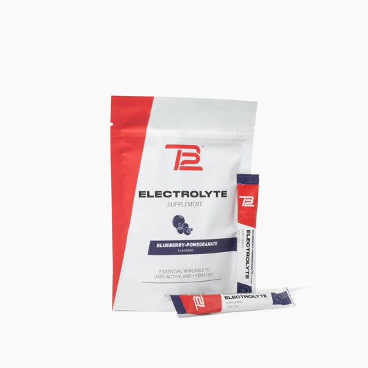 TB12 Electrolytes Blueberry Pomegranate stickpack ready to mix for on-the-go hydration