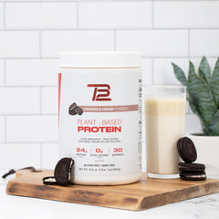 TB12 ketogenic friendly powder closeup suitable for keto and low carb diets