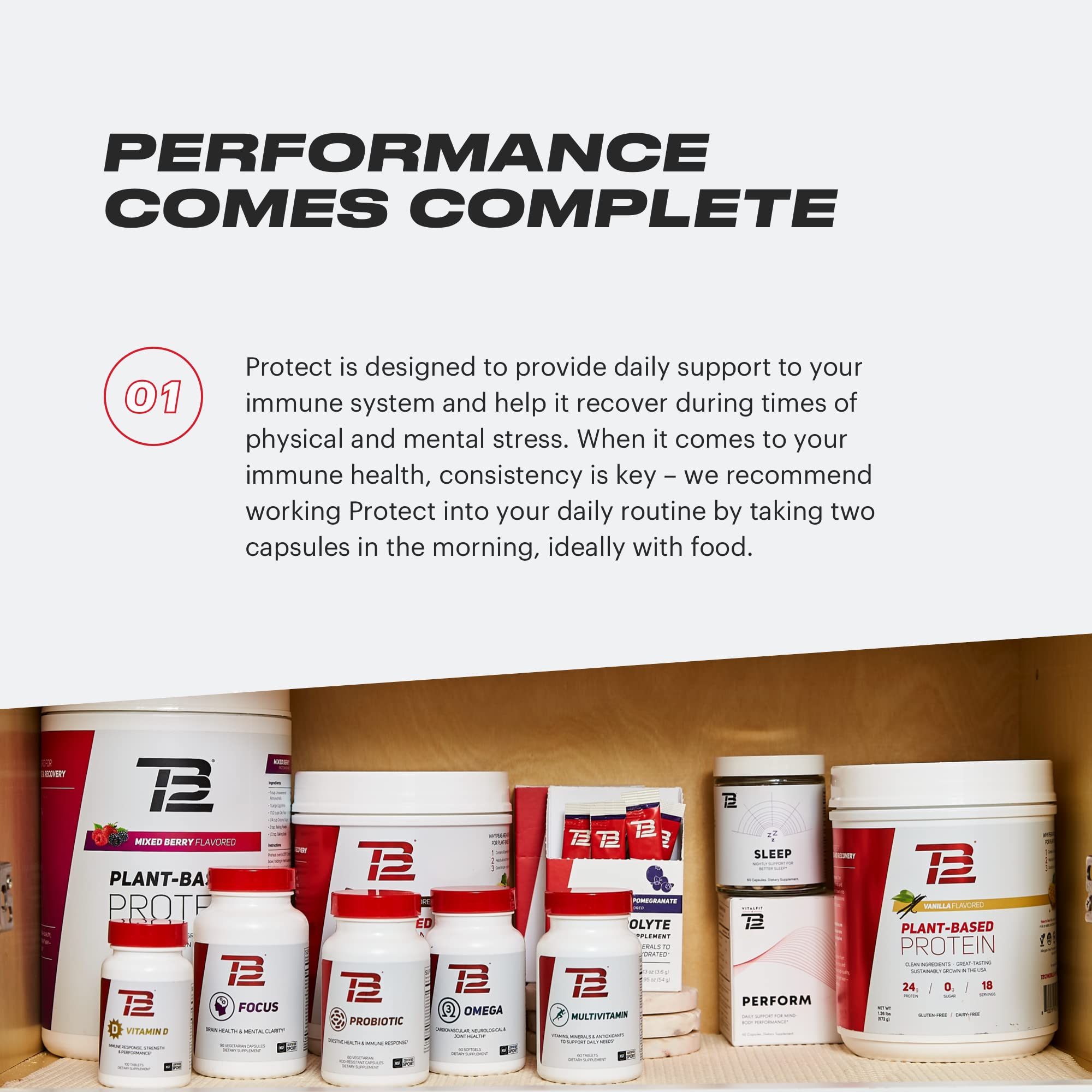 TB12 Protect foil seal indicating freshness and quality