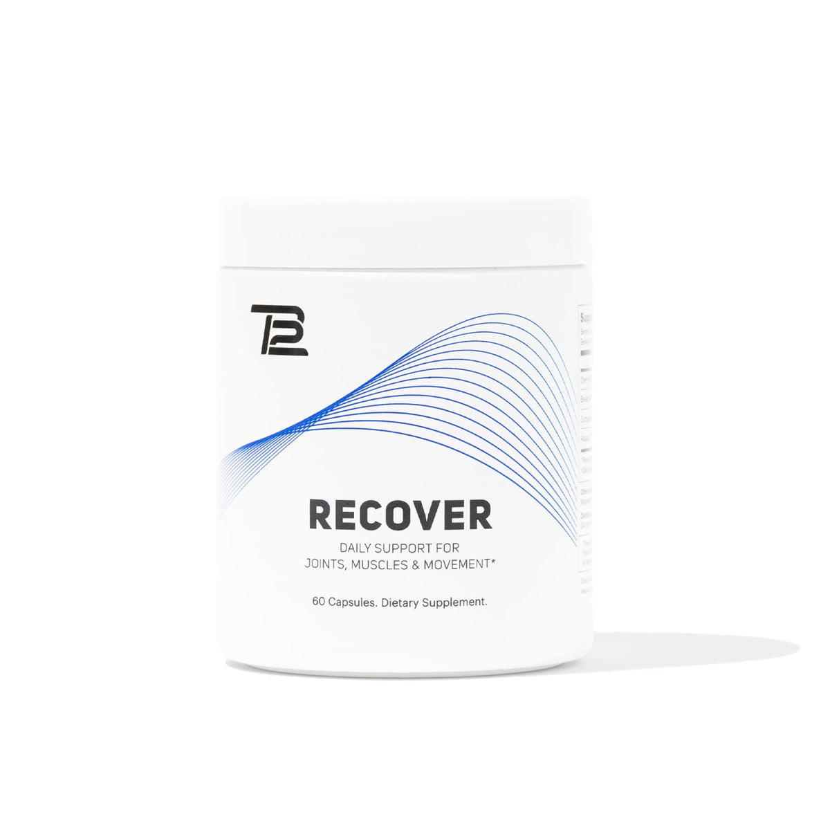 TB12 Recover bottle being poured for an evening recovery routine