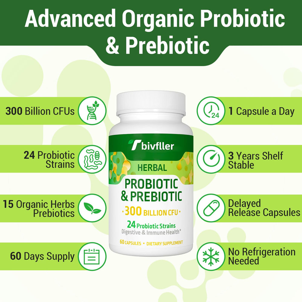 Tbivfller 15 organic herbs blend for natural gut wellness