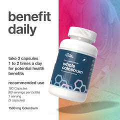 TBR Labs packaging portrait shows 180 capsules and 60 servings per bottle.
