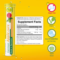 T&D Apple Cure dissolves quickly in water for a fizzy, sugar-free beverage