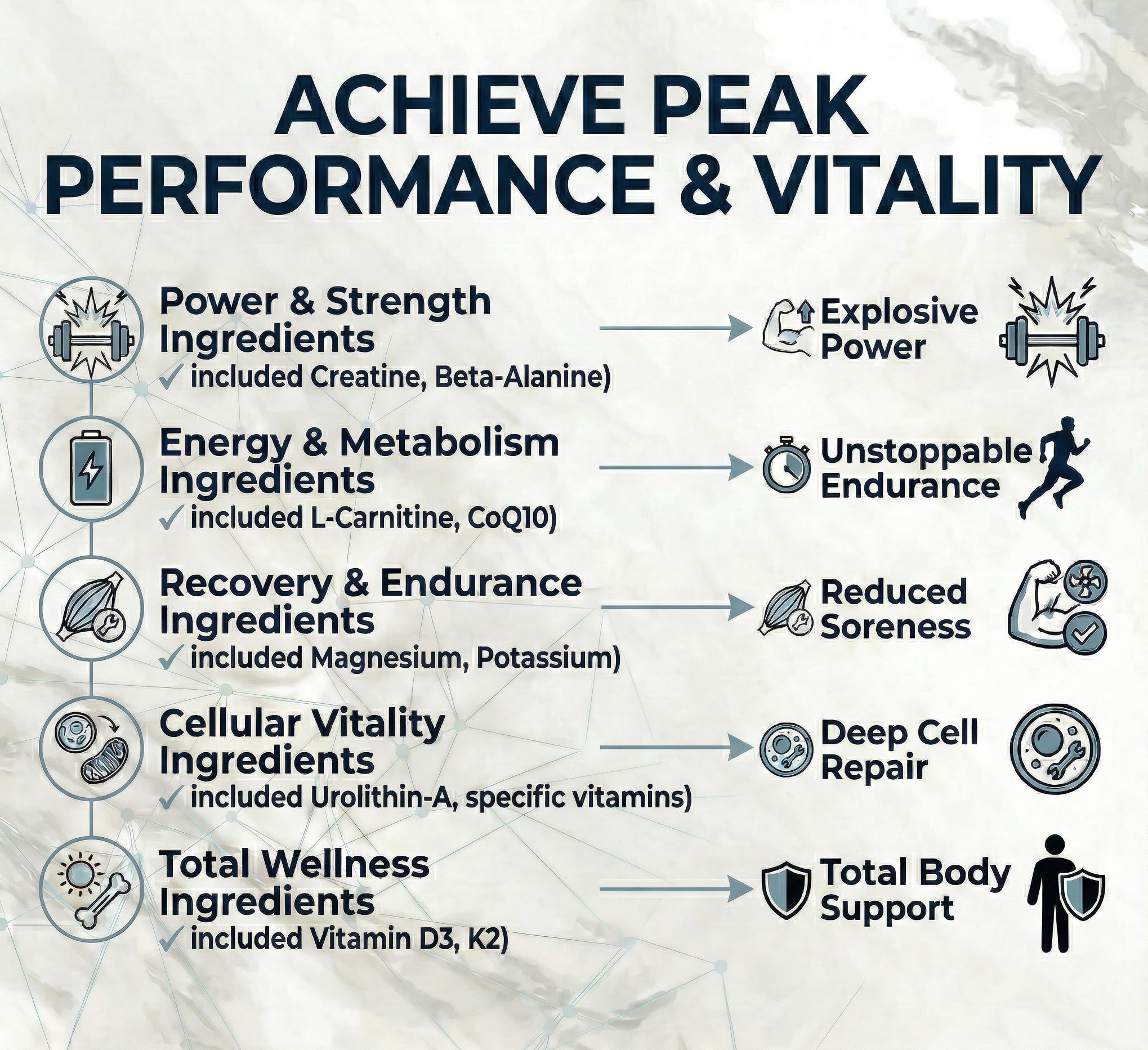 Teal Skyes MyoBoost label details explain creatine and urolithin benefits.