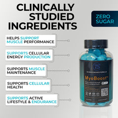 Teal Skyes MyoBoost travel-friendly pack for convenient travel supplementation.