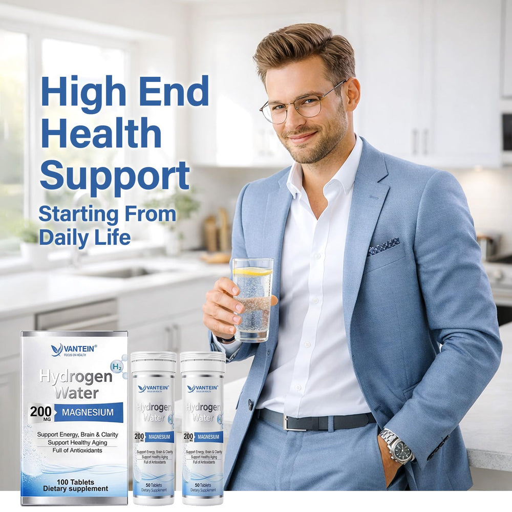 TEATTY H2 two-bottle kit, 100-tablet supply.