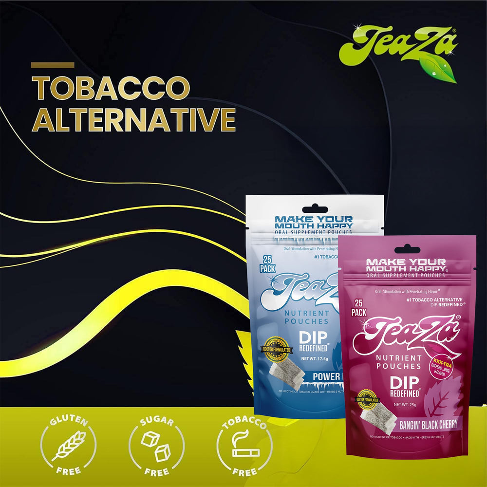 TeaZa Bangin Black Cherry close-up with bold cherry aroma and lip burn