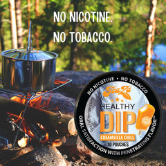 TeaZa Energy Pouches in mouth provide a satisfying, nicotine-free option.