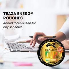 TeaZa Energy Pouches Mango Habanero on-the-go use for quick flavor lift anywhere.