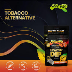 TeaZa Energy Pouches serving, tropical heat meets mango sweetness for on-the-go energy.
