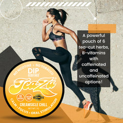 TeaZa Energy Pouches ready for outdoor use.