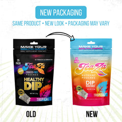 TeaZa mango tropical energy pouch with refreshing aroma
