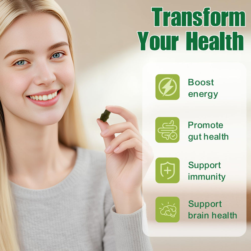 Tecepec Greens Daily Gummies open pack ready for on-the-go daily energy and immunity