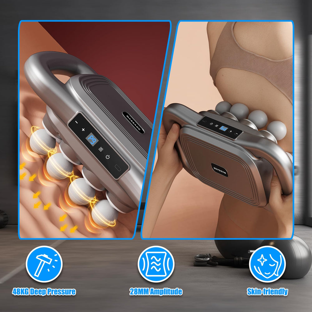 Technohom massage gun with 9 speeds for customizable pressure