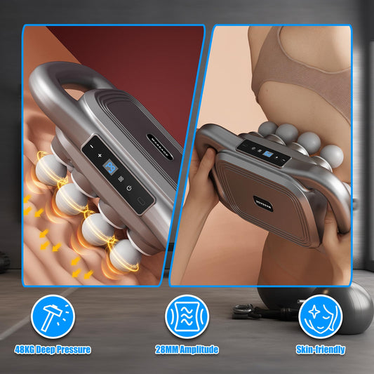 Technohom massage gun with 9 speeds for customizable pressure