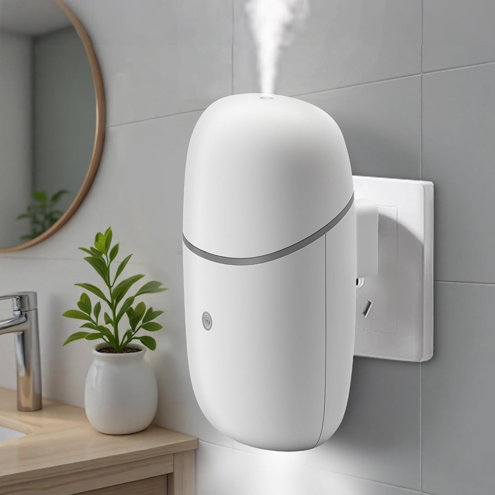 Tediselu plug-in waterless diffuser with egg design enhances room fragrance.