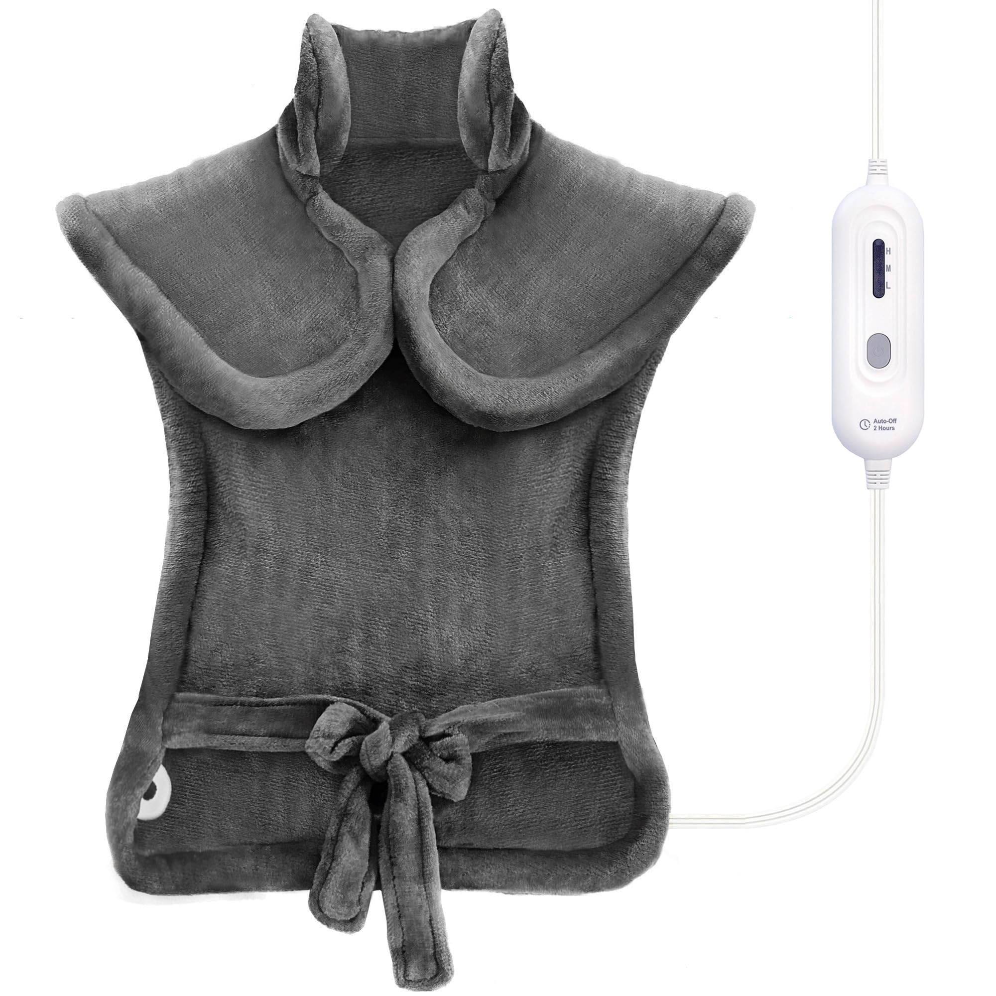Tefici large heating pad back coverage delivers full back warmth.