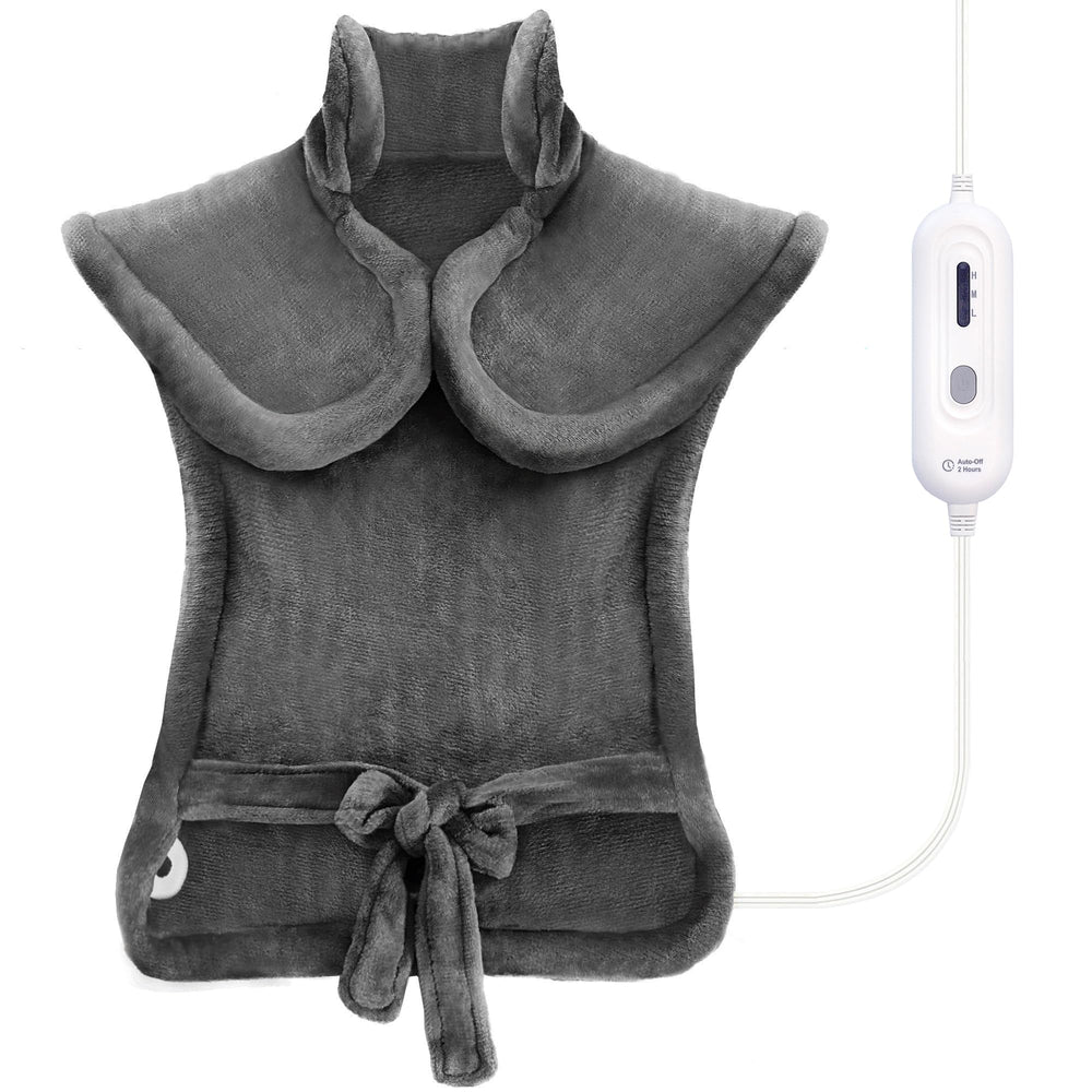 Tefici large heating pad back coverage delivers full back warmth.