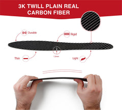 TEGA carbon fiber insole in sneakers under removable insole