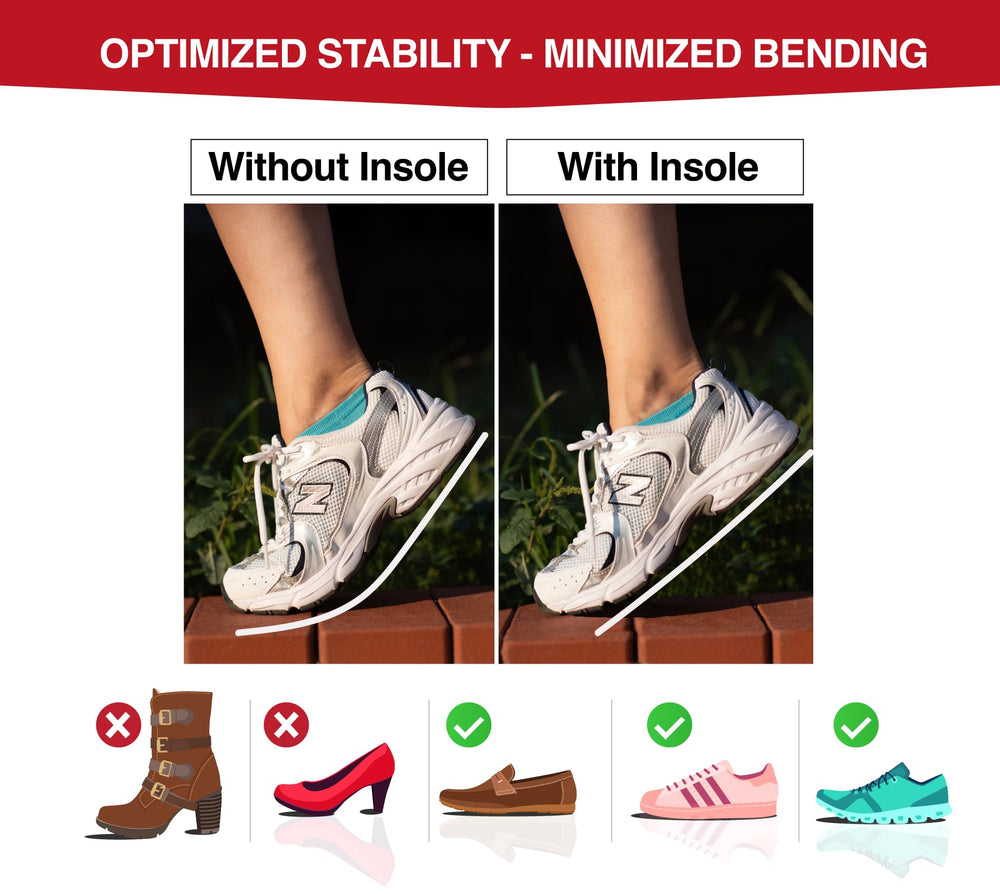 TEGA carbon fiber insole enhances stability during sports and training