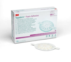 Tegaderm high performance foam dressing 90611 being applied for secure wear.
