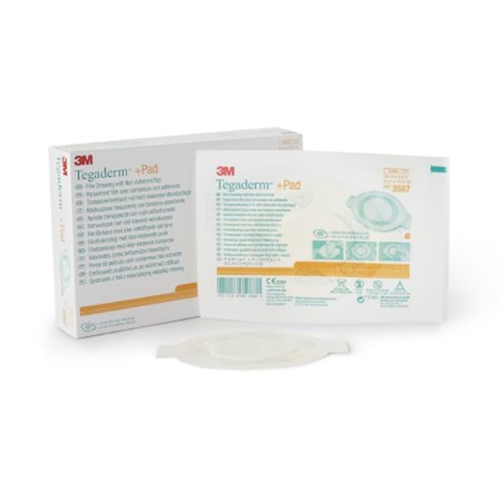 Tegaderm Pad transparent dressing absorbent, non-adherent for gentle wound protection during activities.