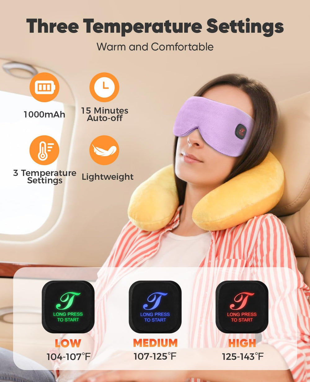 Three heat settings let Telepepe customize comfort