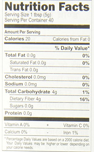 Telephone Sat-Isabgol box back showing organic certifications and ingredients.