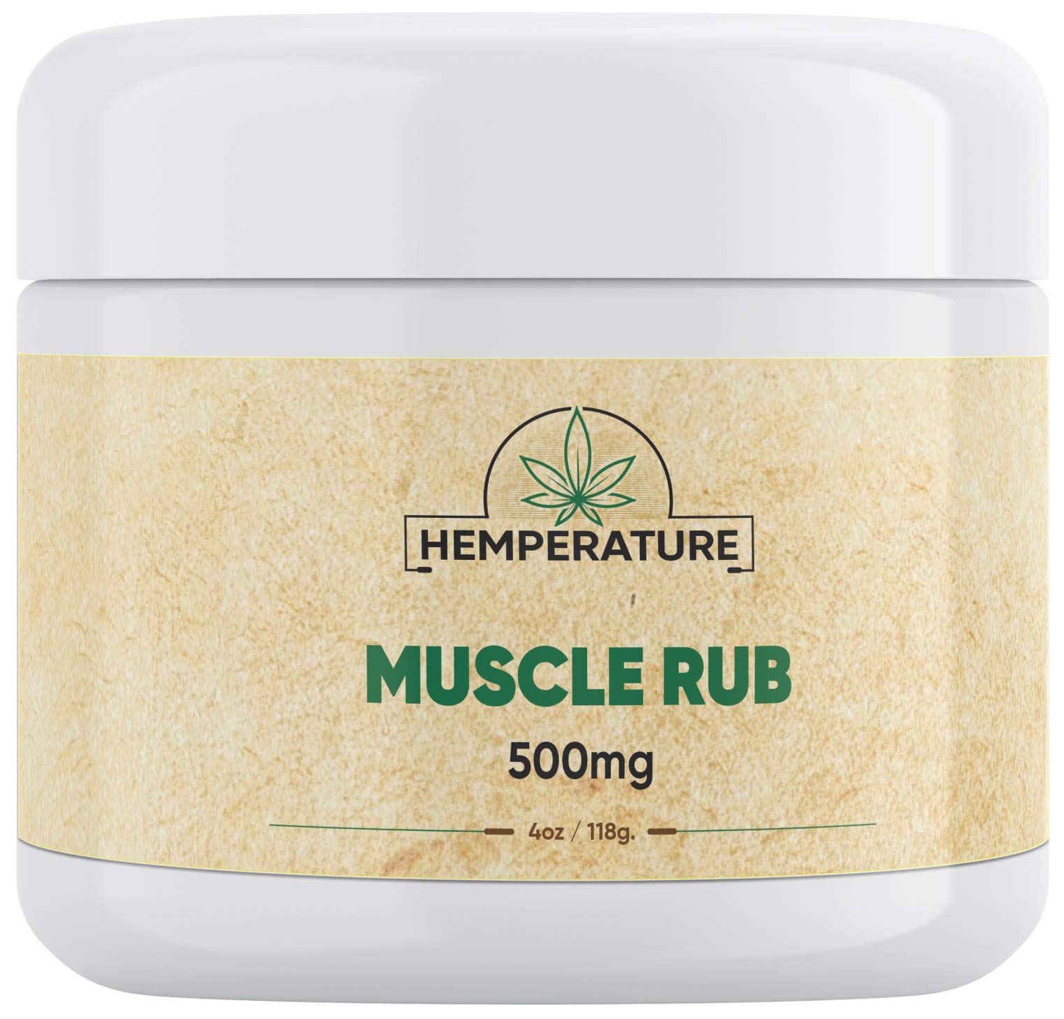 Temperature Advanced Therapeutics Hemp Cream Arnica 4oz bottle for lasting coverage