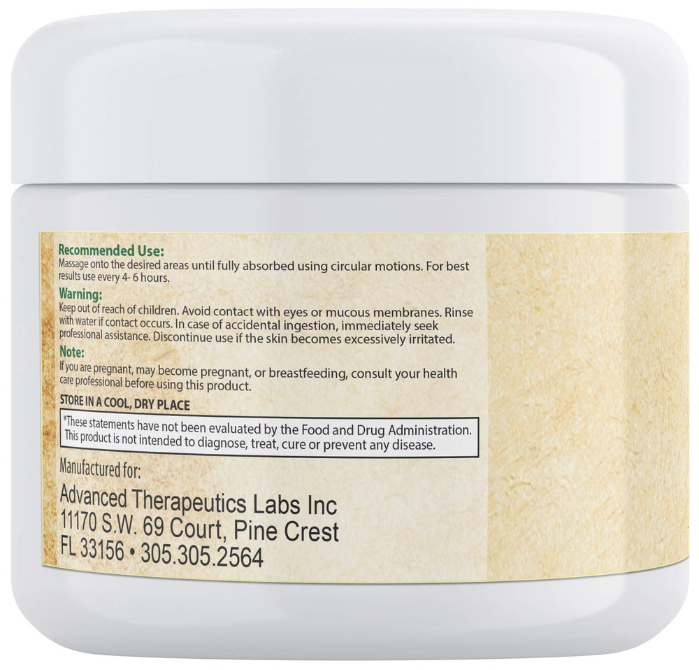 Temperature Advanced Therapeutics Hemp Cream lavender scent for daily use
