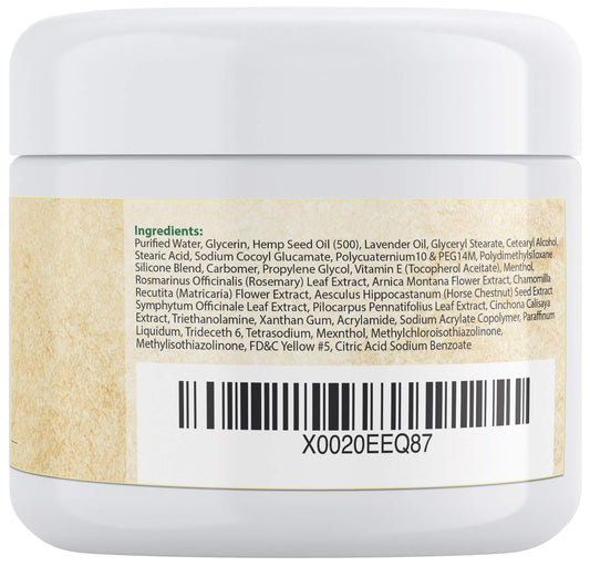 Temperature Advanced Therapeutics Hemp Cream non-greasy formula absorbs quickly