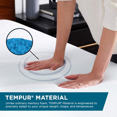 Tempur-Pedic sleep mask cool-touch material reinforces comfortable, temperature-controlled nights.