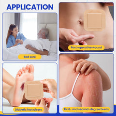 TENKAIWICK 40-piece box of silicone foam dressings for daily care
