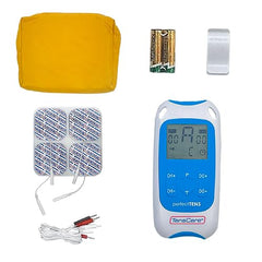 TensCare Perfect TENS electrodes applied for precise joint relief.