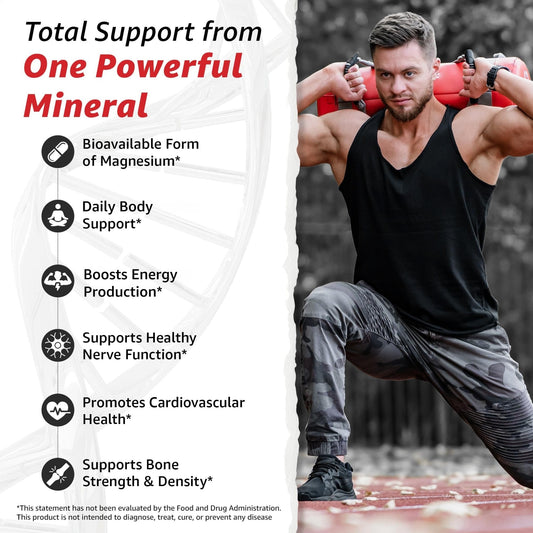 TenX Health magnesium citrate pour shows easy dosing for nightly support.