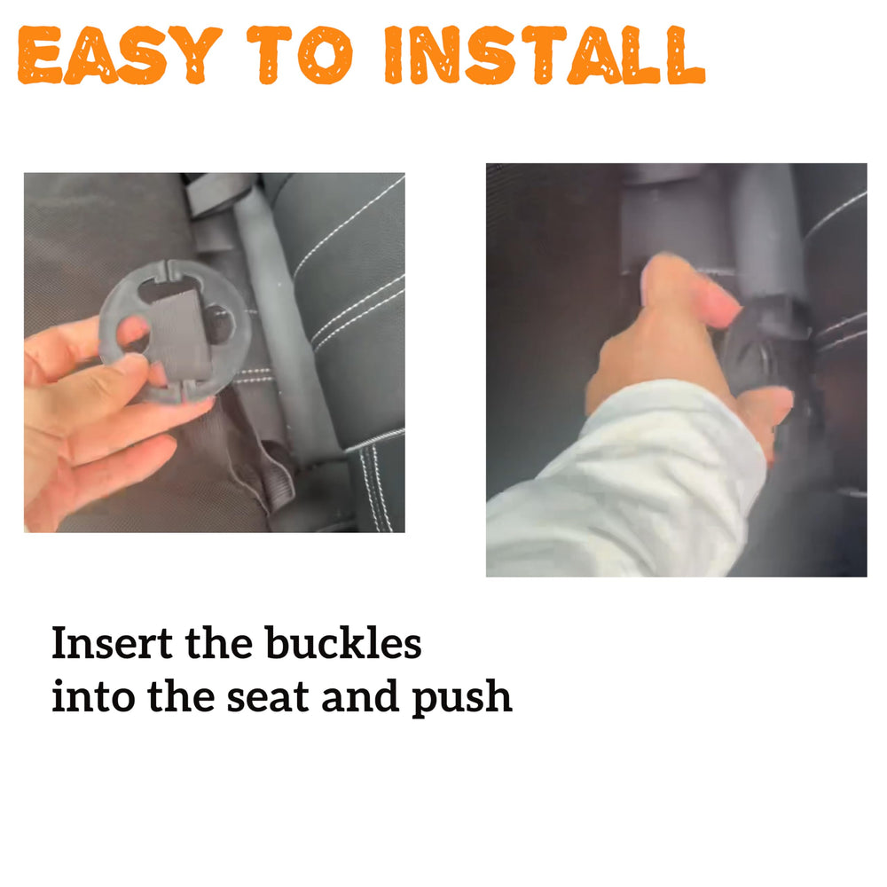 Teomi heated seat cover keeps back and hips warm during commutes.