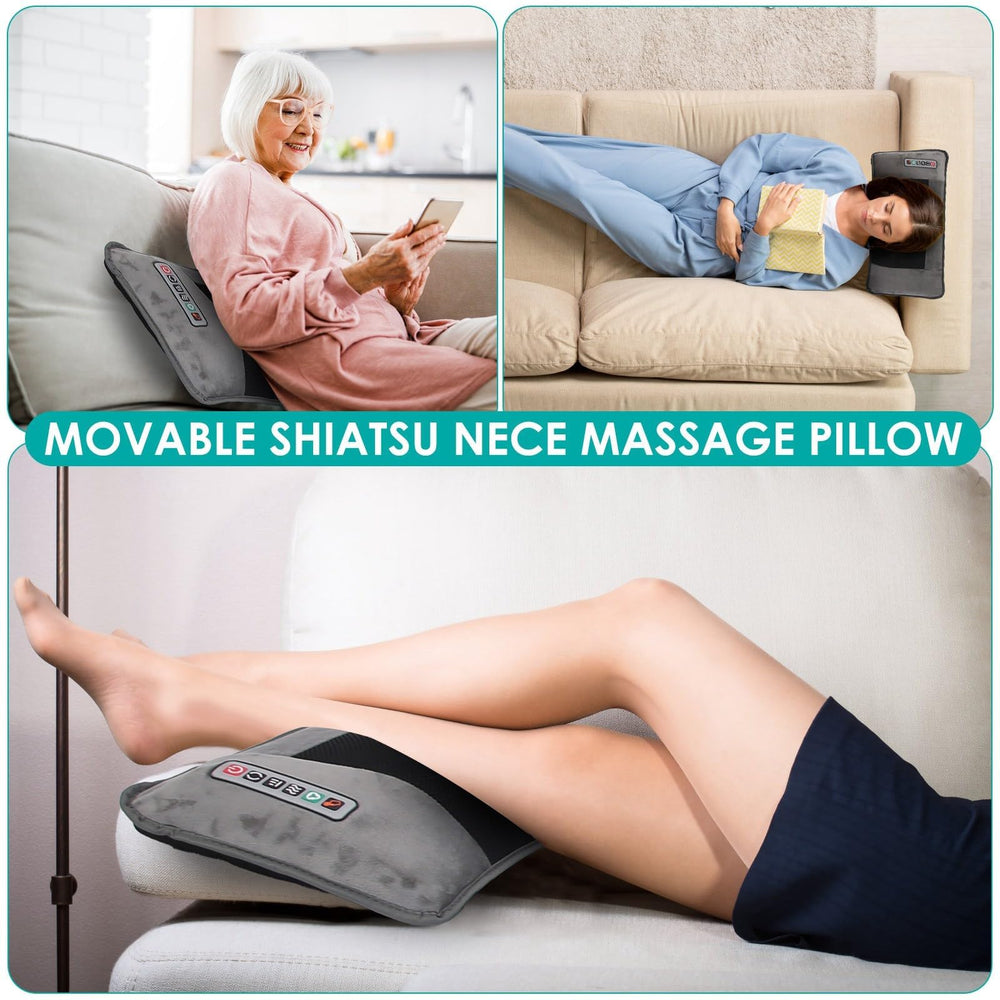 TeqHome ten massage motors deliver broad massage coverage