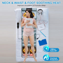 TeqHome 10-motor system provides full-body vibration for customizable comfort.
